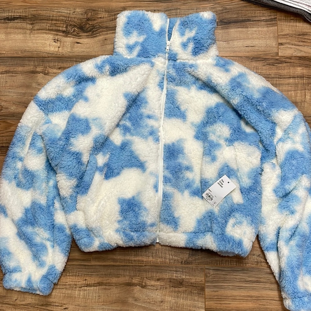 NWT COZY ZIP UP JACKET